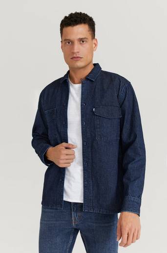 Levi's Overshirt LMC Outpost Camp Collar LMC KU Blå