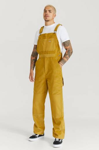 Dickies Hängslebyxor Reworked Bib Brun