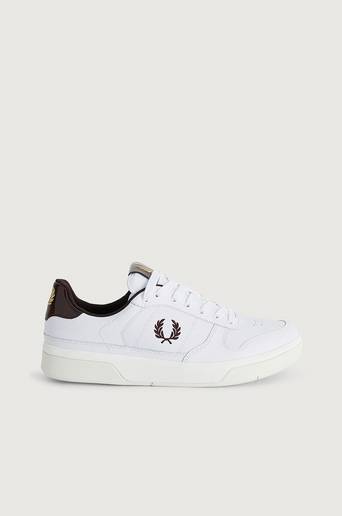 Fred Perry Sneakers B300 Embossed Leather Vit