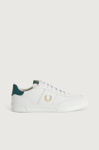 Fred Perry Sneakers B400 Leather Vit