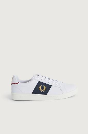 Fred Perry Sneakers B721 LTHR/Side Panel Vit