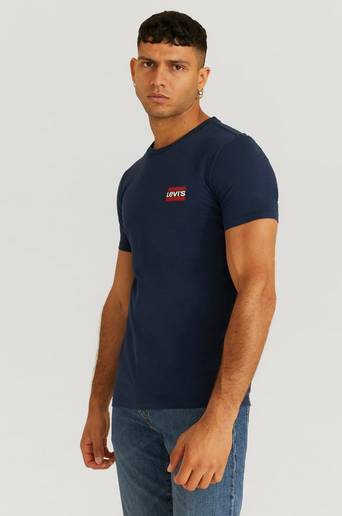 Levi's 2-Pack T-Shirts Crewneck Graphic Spor Vit