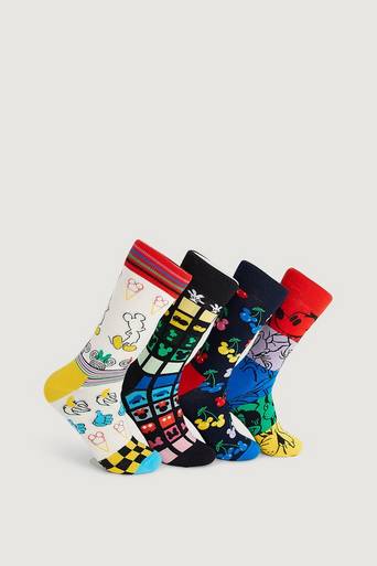 Happy Socks 4-Pack Strumpor Disney Gift Set Multi