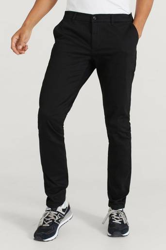 Woodbird Byxor Steffen Worker Pants Svart