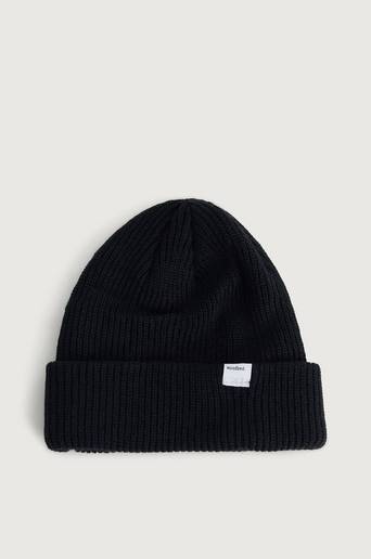 Woodbird Mössa Beanie Sport Svart