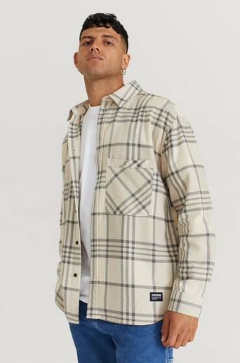 Dr.Denim Overshirt Frank Overshirt Beige