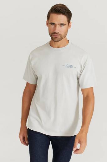 Dr.Denim T-Shirt Trooper Tee Vit