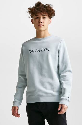 Calvin Klein Sweatshirt Instutional Logo Grå