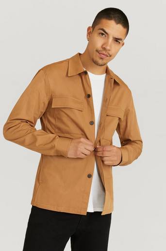 Tiger of Sweden Overshirt Bergen Brun
