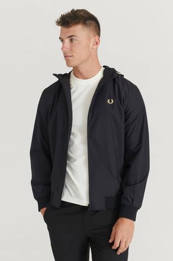 Fred Perry Jacka Hooded Brentham JKT Svart