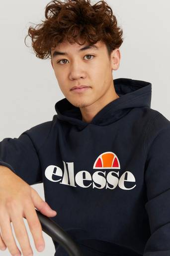 Ellesse Hoodie El Jero Oh Hoody JNR Blå