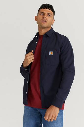 Carhartt WIP Overshirt L/S Tony Shirt Blå