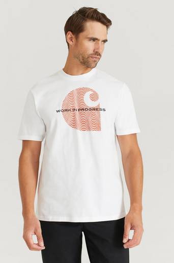 Carhartt WIP T-Shirt S/S Wave C T-Shirt Vit