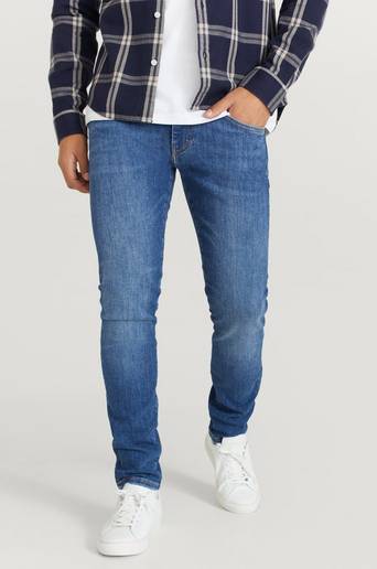 J.Lindeberg Jeans Jay Active Mid Indigo Jeans Blå