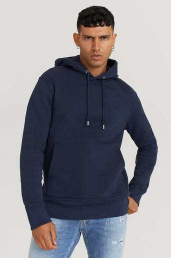 J.Lindeberg Hoodie Chip Pocket Hoodie Blå