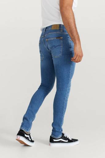 Nudie Jeans Jeans Tight Terry Blå