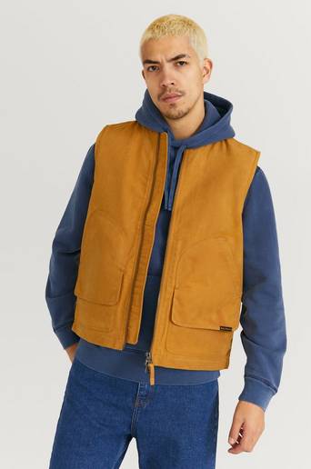 Nudie Jeans Väst Douglas Duck Vest Gul