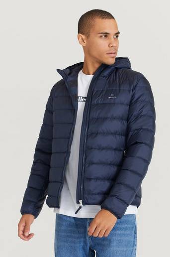 Gant Dunjacka Light Down Hood Jacket Blå