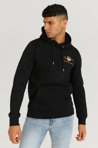 Gant Hoodie Medium Archive Shield Hoodie Svart