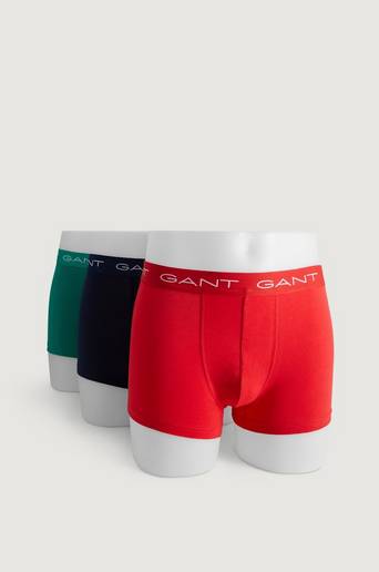 Gant Boxerkalsonger Trunk 3-Pack Grön