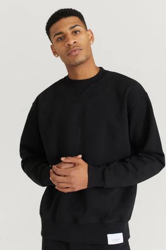 Les Deux Sweatshirt Carl Sweatshirt Svart