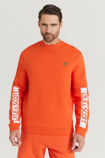 Lyle & Scott Sweatshirt Branded Sweatshirt Orange