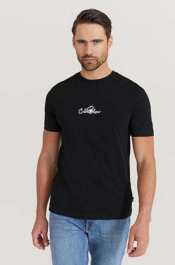 Calvin Klein T-Shirt Summer Center Logo T-Shirt Svart