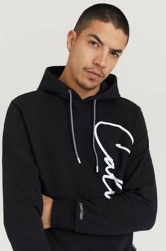 Calvin Klein Hoodie Summer Script Logo Hoodie Svart