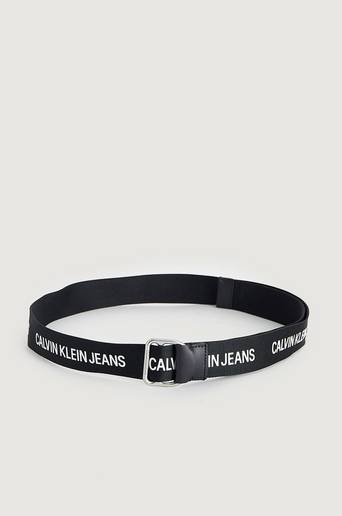 Calvin Klein Bälte Slider Webbing Belt 38MM Svart