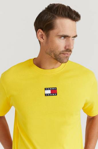 Tommy Hilfiger T-Shirt TJM Tommy Badge Tee Gul