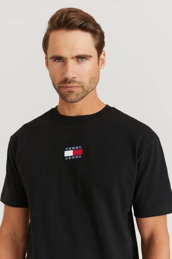 Tommy Hilfiger T-Shirt TJM Tommy Badge Tee Svart