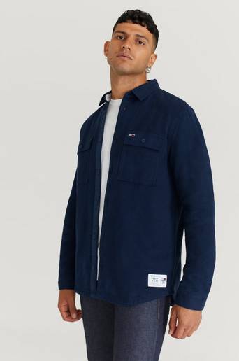 Tommy Hilfiger Overhsirt TJM Soft Overshirt Blå