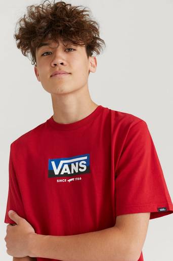 Vans T-shirt By Easy Logo SS Boys Röd