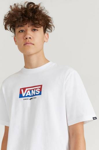 Vans T-shirt By Easy Logo SS Boys Vit