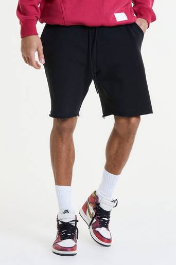 SIKSILK Shorts Loopback Shorts Svart