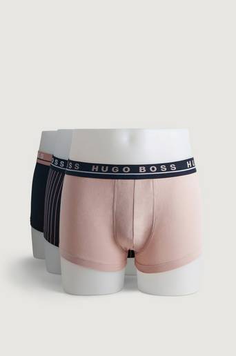 BOSS 3-Pack Boxerkalsonger Trunk 3P One Design Multi