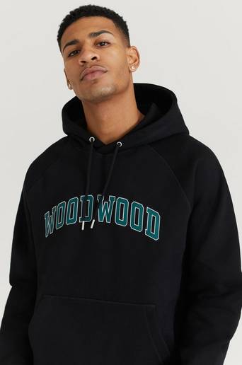 Wood Wood Hoodie Fred IVY Hoodie Svart