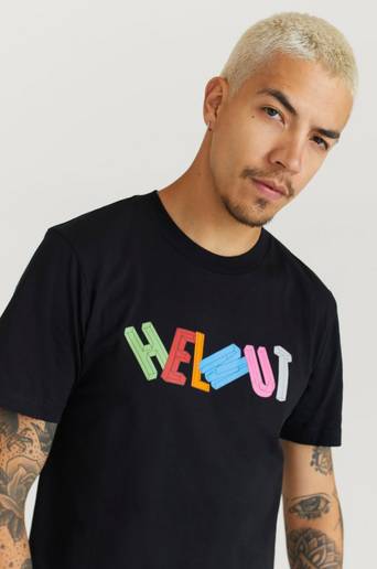 Helmut Lang T-Shirt 3D Tee Svart