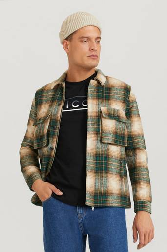 Legends Overshirt Monterey Check Overshirt Brun