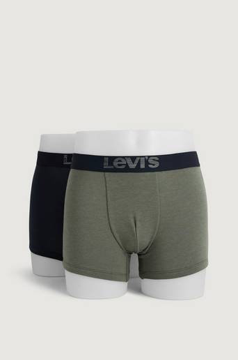 Levi's Boxerkalsonger Levi's Men Optical Illusion Boxer Brief 2-pack Grön