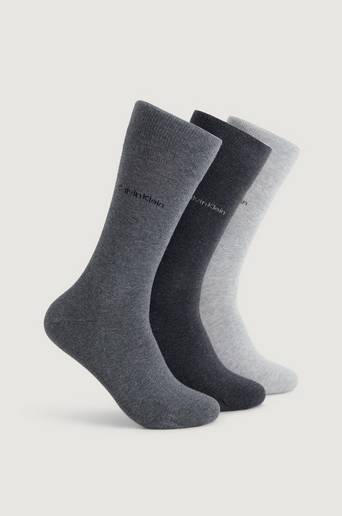 Calvin Klein Underwear Strumpor CK Men Sock 3P 3-pack Grå