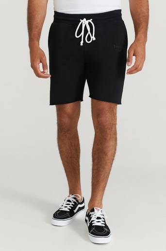 SIKSILK Shorts Relaxed Crew Shorts Svart