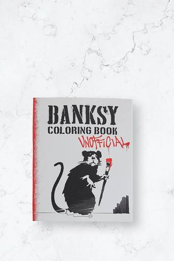 Dokument Press Bok Banksy Coloring Book Vit