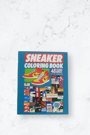 Dokument Press Bok Sneaker Coloring Book Blå