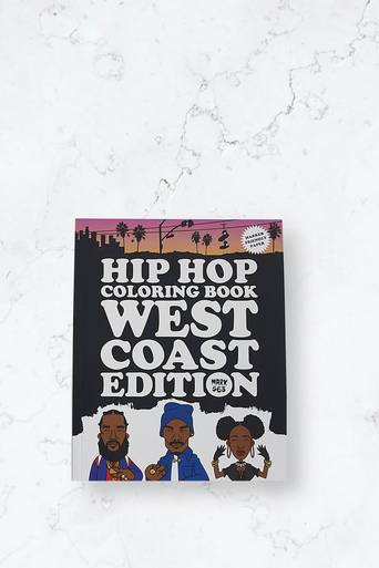 Dokument Press Bok Hip Hop Coloring Book: West Coast Edition Svart
