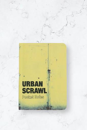 Dokument Press Bok Urban Scrawl Pocket Notes Gul