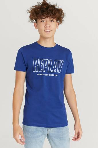 Replay T-Shirt Blå