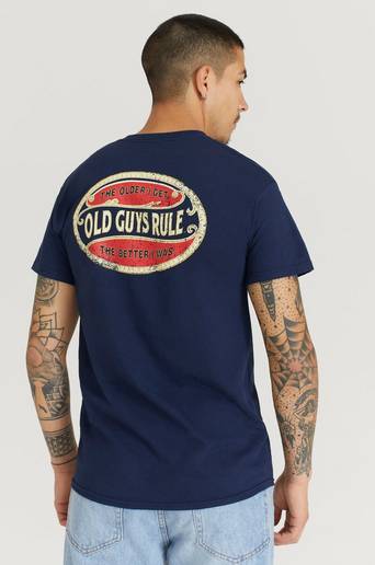 Old Guys Rule T-Shirt Blå