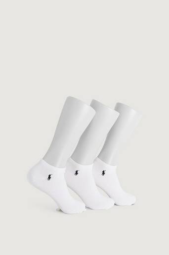 Polo Ralph Lauren 3-Pack Strumpor Low Cut Socks Vit