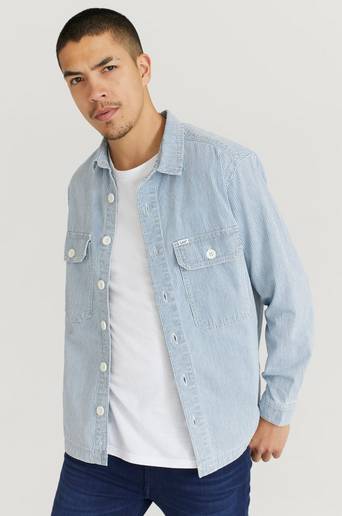 Lee Overshirt Workwear Blå